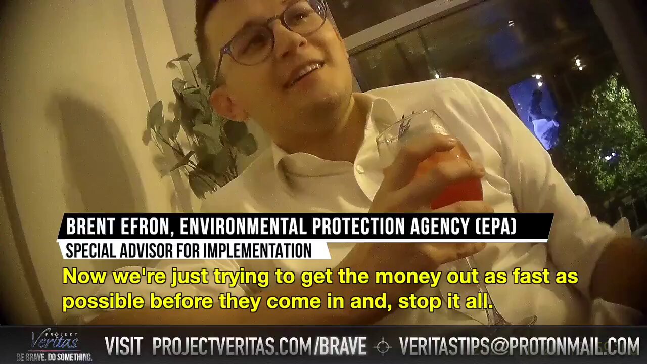 Veritas Sting: EPA Official Sending Billions to ‘Climate NGOs for Political War Against Trump